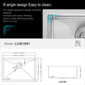 26 Inch Undermount Sink 26