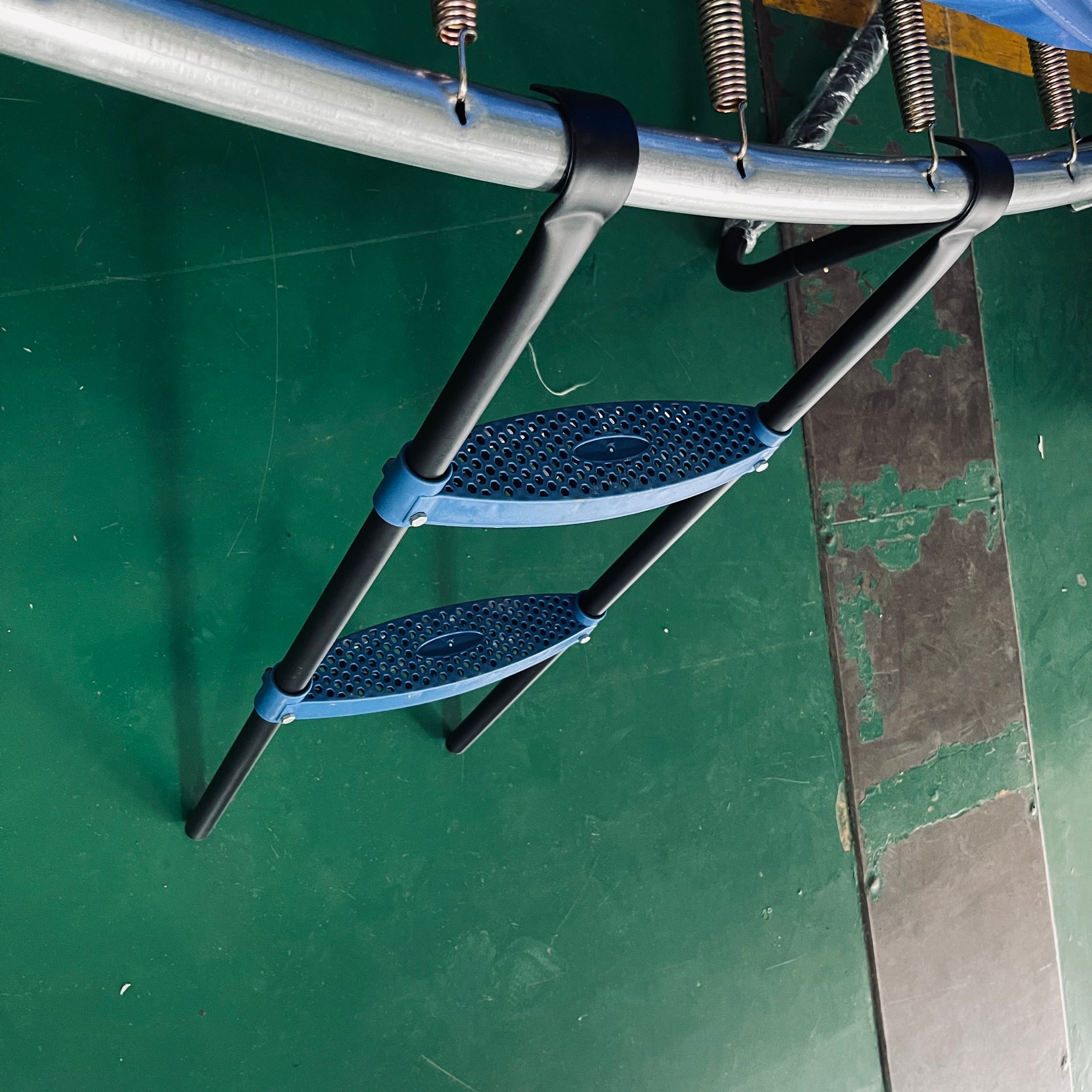 Spare Parts Black Ladder For Outdoor Big Trampoline Only Black Plastic