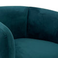 Navy Teal And Gold Sofa Chair Green Dark Green Stainless Steel Velvet