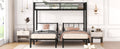 Twin Over Twin & Twin Bunk Beds For 3, Twin Xl Over Twin & Twin Bunk Bed Metal Triple Bunk Bed, Black Pre Sale Date: February 8Th. Black Metal