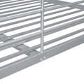 Full Xl Over Queen Metal Bunk Bed, Sliver Silver Iron