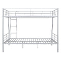 Full Xl Over Queen Metal Bunk Bed, Sliver Silver Iron