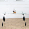 Modern Kitchen Glass Dining Table 51