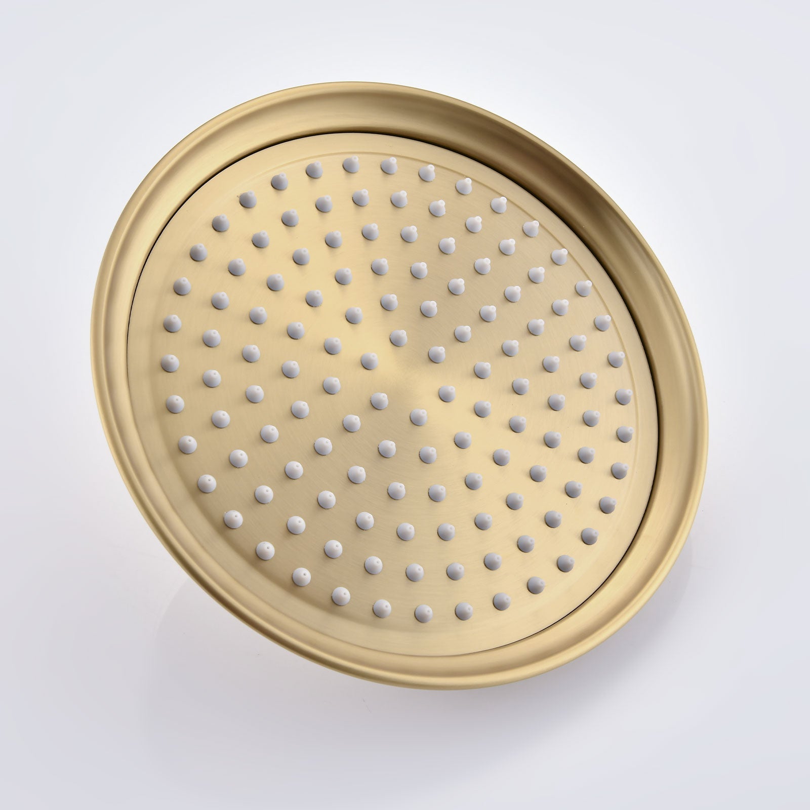 Single Handle 4 Spray Patterns Bathroom Rain Shower Faucet With Body Jet Handshower In Brushed Gold Valve Included Brushed Gold Brass