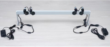 Laser Positioning System For 16" X 24" Pneumatic Heat Press Machine With Double Station Ch6040 Td2 Black Iron