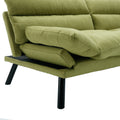 United We Win Furniture,Bedroom Furniture,Living Room Furniture,Sofa With Thick Cushion,Sofa Bed,Sleeper Sofa With Metal Feet. Green Linen 2 Seat