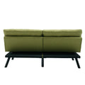 United We Win Furniture,Bedroom Furniture,Living Room Furniture,Sofa With Thick Cushion,Sofa Bed,Sleeper Sofa With Metal Feet. Green Linen 2 Seat