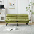 United We Win Furniture,Bedroom Furniture,Living Room Furniture,Sofa With Thick Cushion,Sofa Bed,Sleeper Sofa With Metal Feet. Green Linen 2 Seat