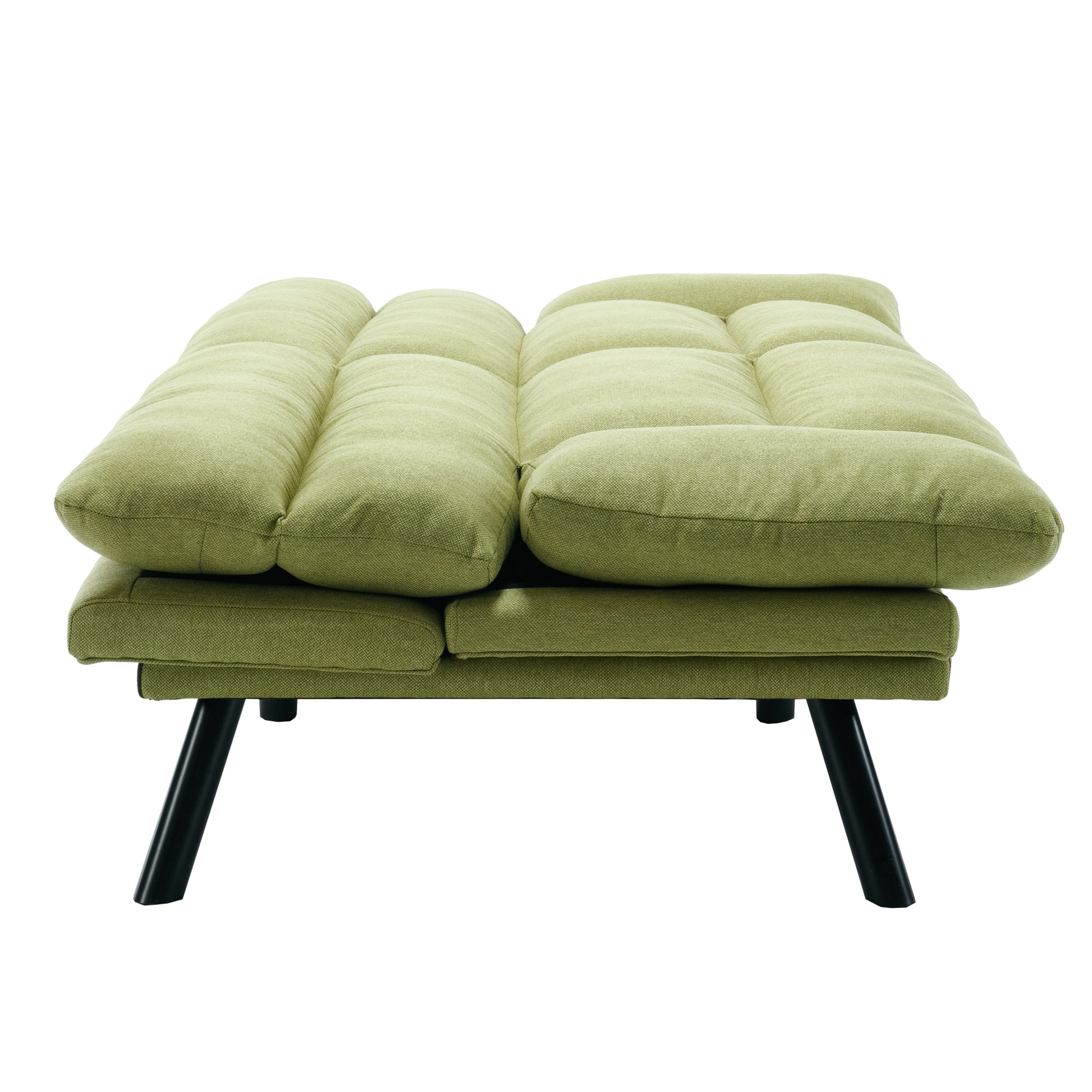 United We Win Furniture,Bedroom Furniture,Living Room Furniture,Sofa With Thick Cushion,Sofa Bed,Sleeper Sofa With Metal Feet. Green Linen 2 Seat