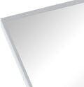 Silver 20X30 Inch Metal Arch Barhroom Mirror Silver Classic Mdf Glass Aluminium Alloy