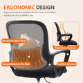 Sweetcrispy Ergonomic Drafting Chair Tall Standing Desk Office Chair Black Nylon Mesh