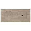 3 In 1 Coffee Table With Ice Bucket And Fire Pit Beige Beige Aluminium