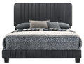 Lodi G0407 Fb Up Full Bedblack Black Foam Velvet