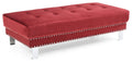 Derek G373 O Ottomancherry Cherry Foam Velvet