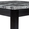 Nordic Square Dining Table And Chair Black Foam Mdf