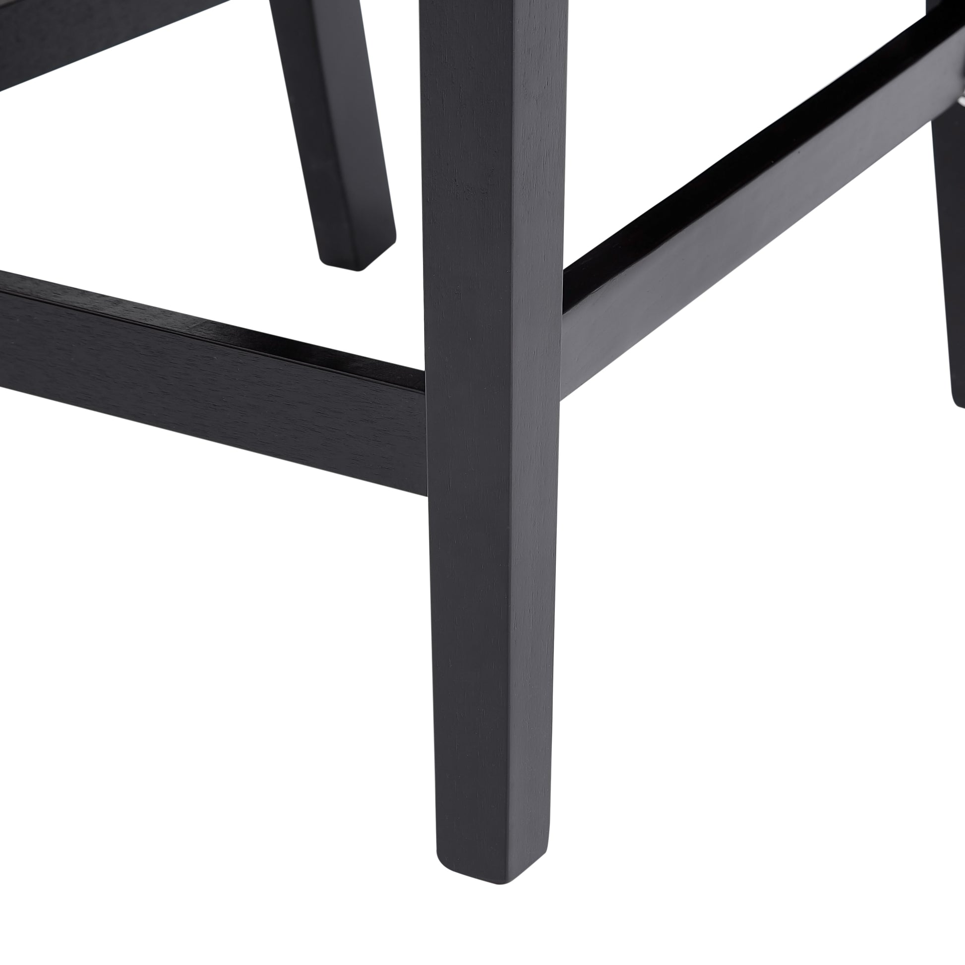 Nordic Square Dining Table And Chair Black Foam Mdf