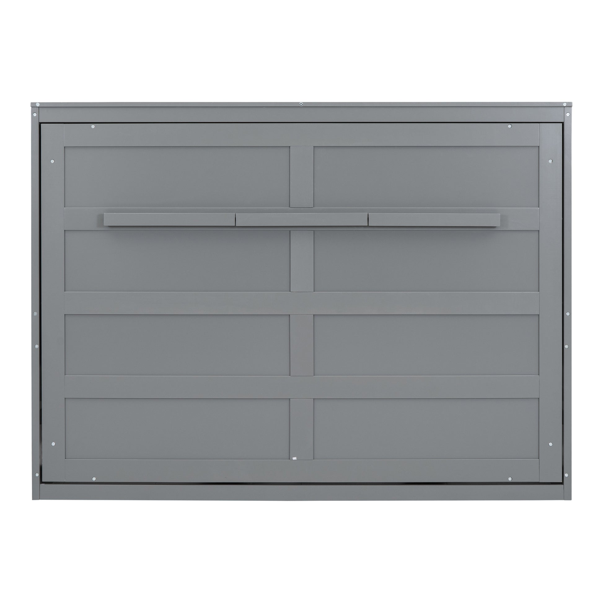 Full Size Murphy Bed Wall Bed,Gray Full Gray Plywood