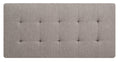Sleek Gray Contemporary Ottoman For Living Rooms Gray Foam Fabric