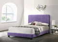Lodi G0502 Fb Up Full Bedpurple Purple Foam Velvet
