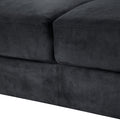 Couch Comfortable Sectional Couches And Sofas For Living Room Bedroom Office Small Space Black Velvet 1 Seat