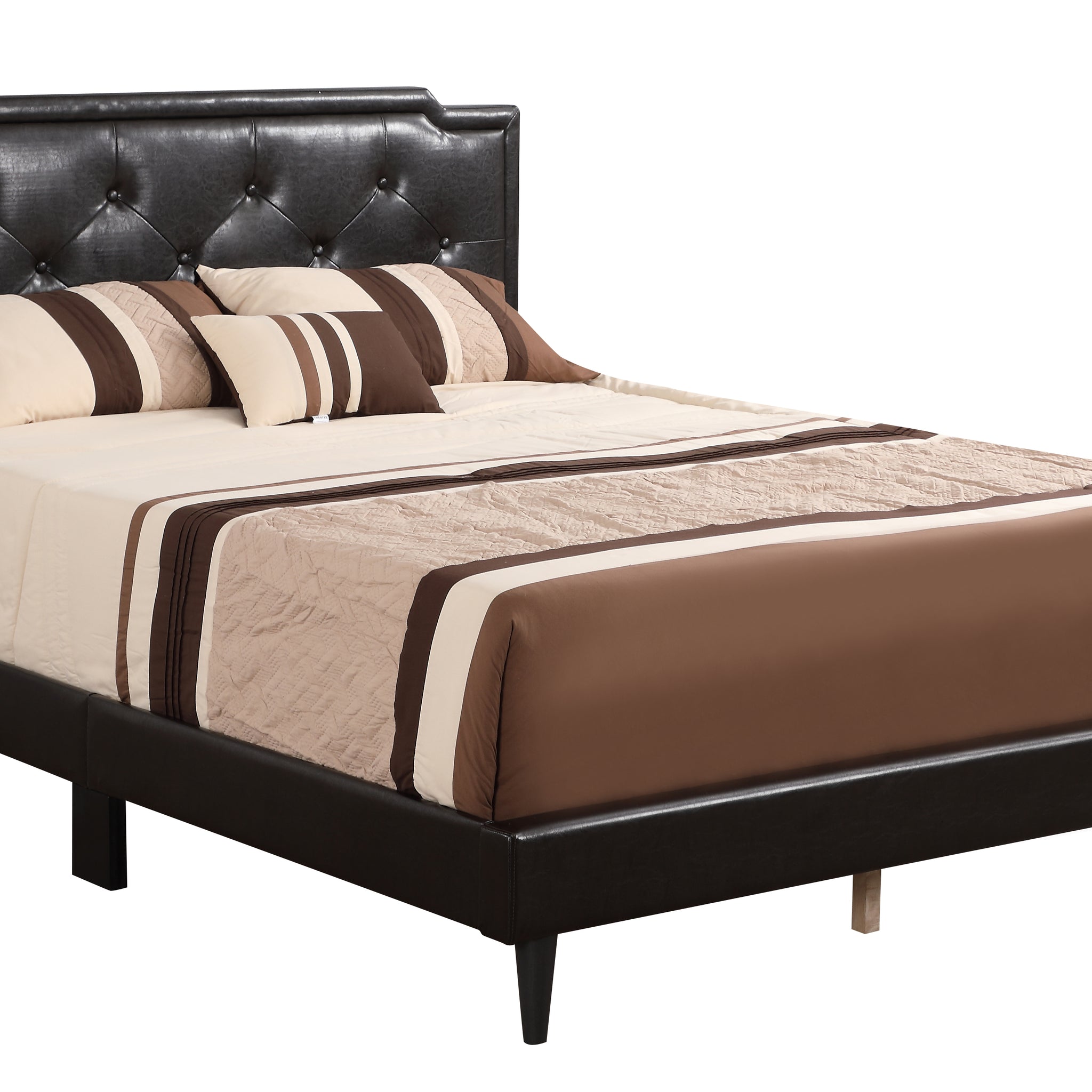 Deb G1116 Fb Up Full Bed All In One Boxcappuccino Beige Foam Pu