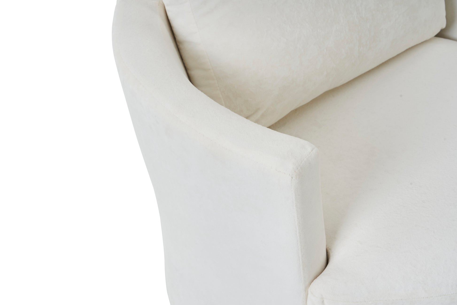 Velvet Swivel Barrel Chair, Swivel Accent Chairs Armchair For Living Room, Reading Chairs For Bedroom Comfy, Round Barrel Chairs With Gold Stainless Steel Base Beige Beige Primary Living Space Modern Velvet