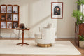Velvet Swivel Barrel Chair, Swivel Accent Chairs Armchair For Living Room, Reading Chairs For Bedroom Comfy, Round Barrel Chairs With Gold Stainless Steel Base Beige Beige Primary Living Space Modern Velvet