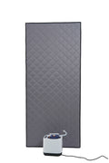 Portable Grey Mini Plus Style Steam Sauna Tent Personal Home Spa, With Steam Generator, Remote Control, Foldable Chair, Pvc . Easy To Install,Fast Heating, With Fcc & Ul Certification Cement Grey Polyester Polyester
