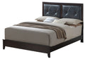 Elegant Transitional King Bed In Rich Espresso Espresso Mdf