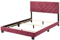 Suffolk G1403 Kb Up King Bedcherry Cherry Foam Velvet
