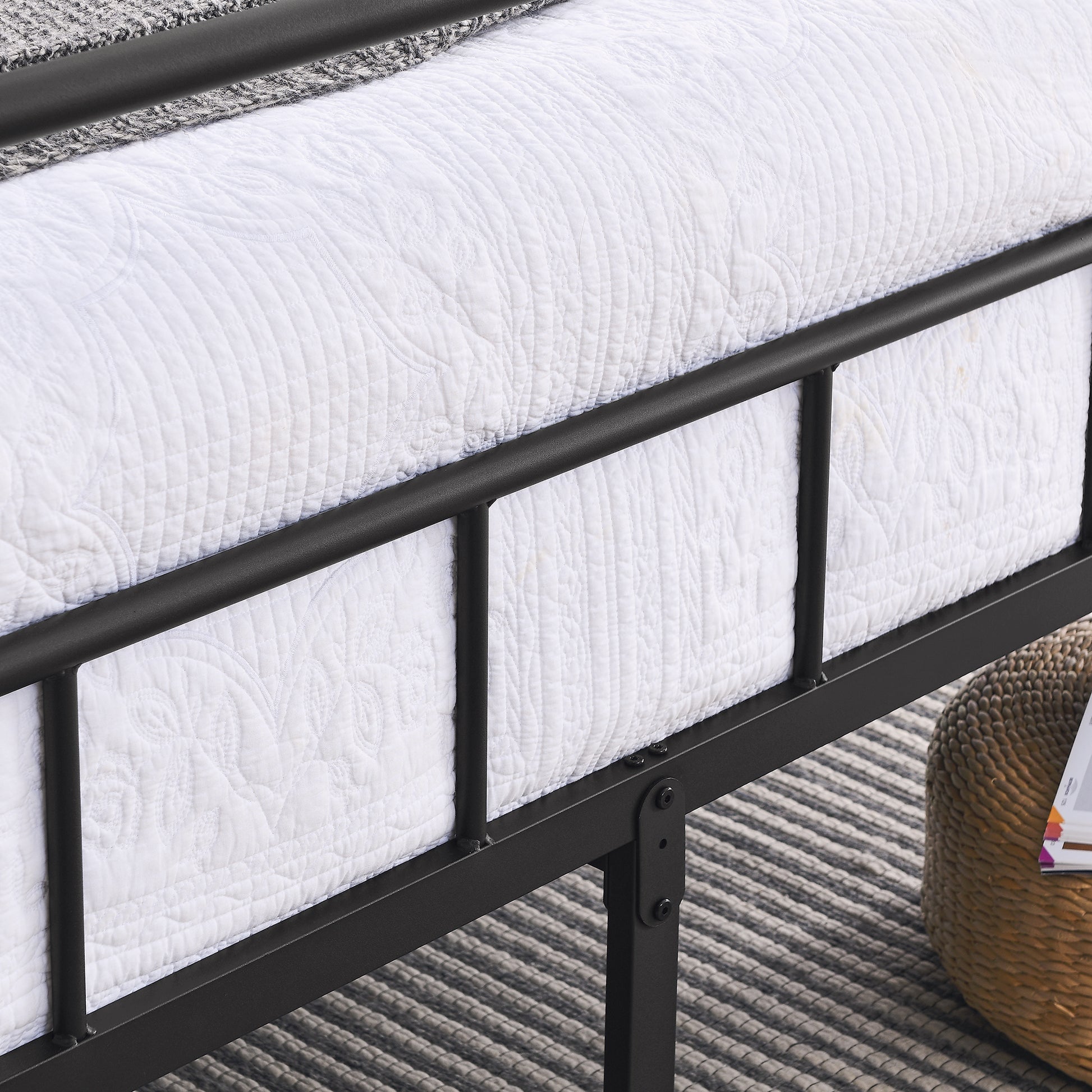 Iron Bed Frame, Metal Bed Frame, Wrought Iron Bed Frame, Iron Platform Bed Frame, Iron Canopy Bed Frame, Iron Twin Bed Frame, Iron Queen Bed Frame, Iron King Bed Frame, Iron Double Bed Frame, Iron Sin King Black Iron