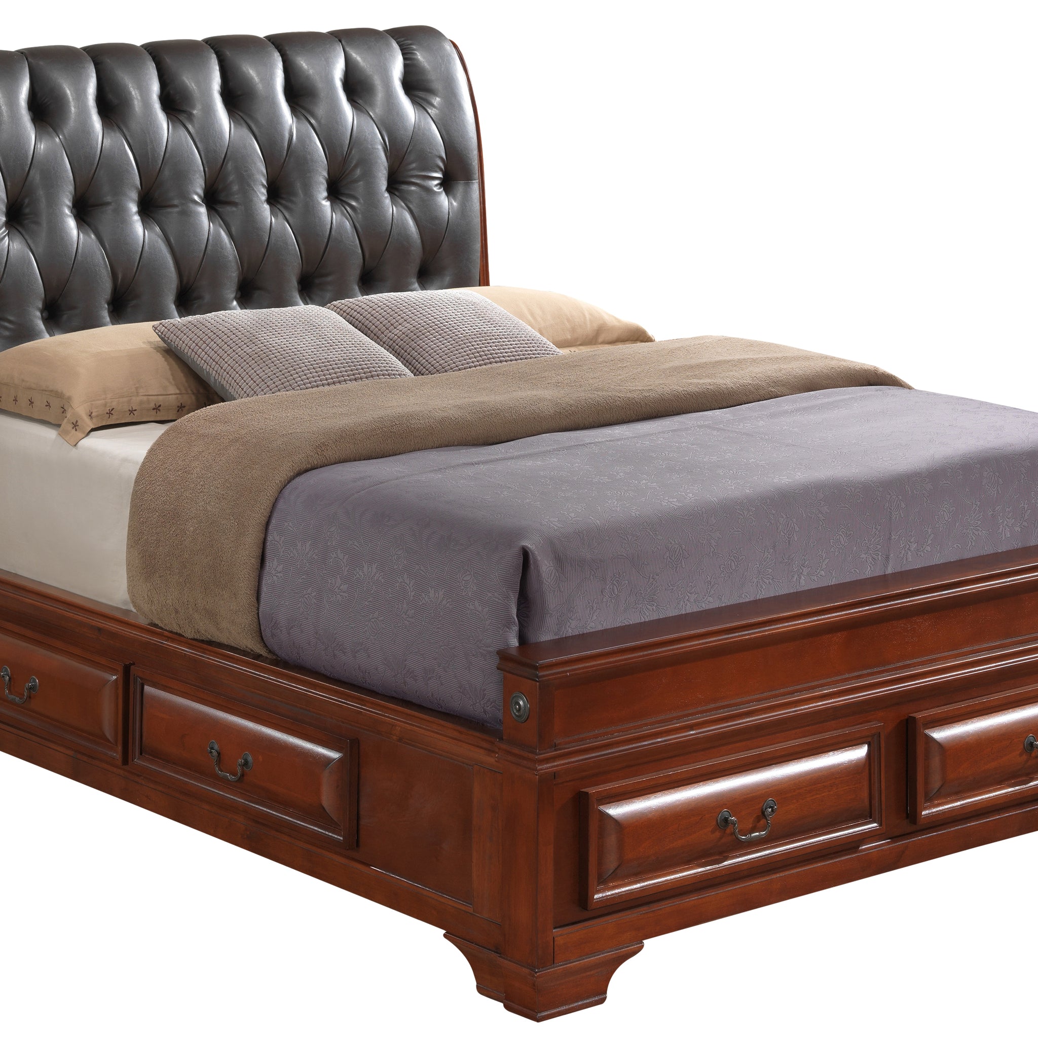 Elegant Oak Full Storage Bed For Stylish Homes Oak Particle Board