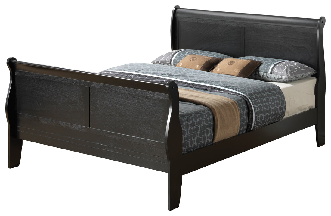 Louis Phillipe G3150A Kb King Bedblack Black Particle Board