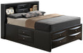 Marilla G1500G Ksb3 King Storage Bedblack Black Particle Board