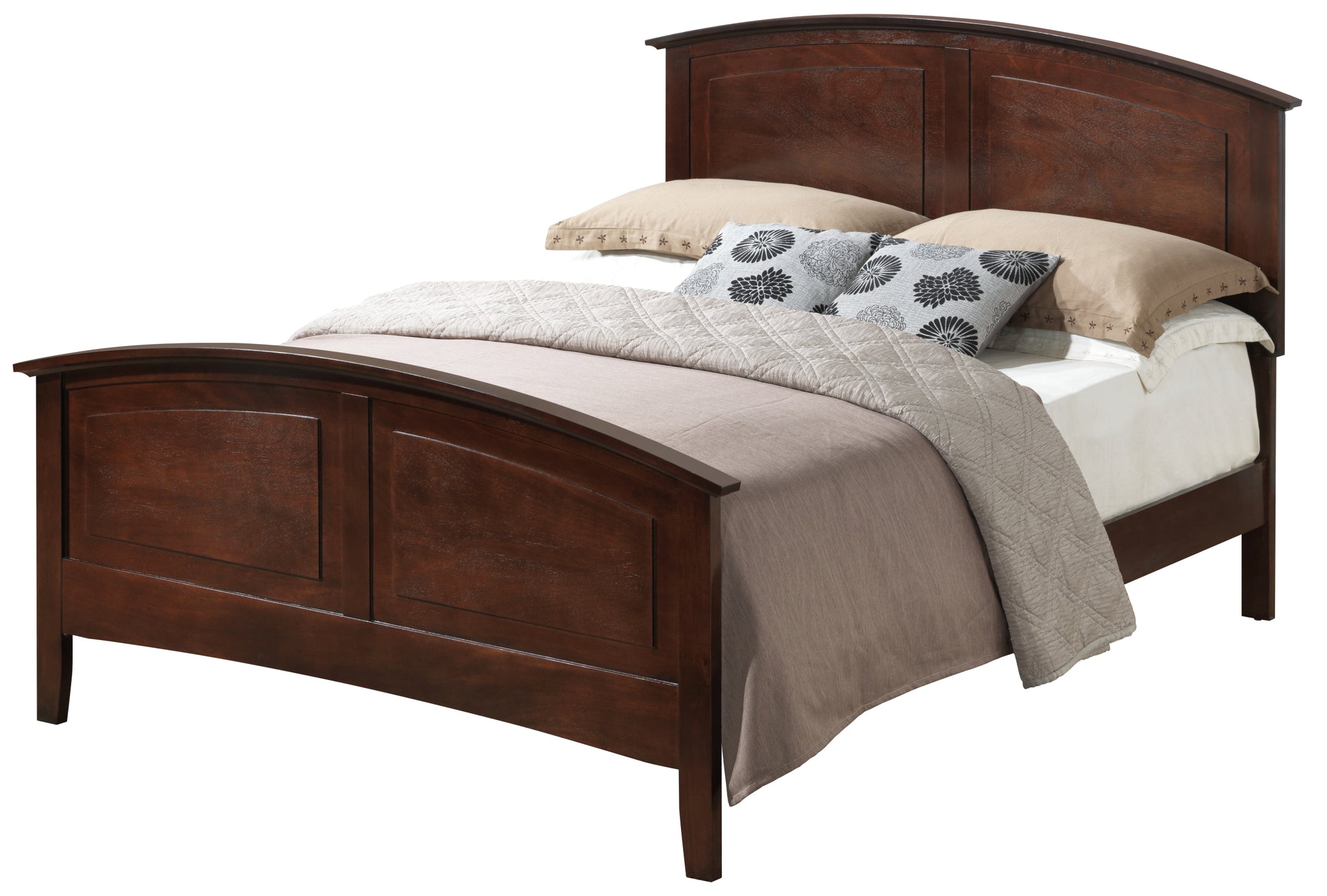 Hammond G5425A Kb King Bed 2 Boxes Cappuccino Beige Particle Board
