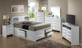 Marilla G1570G Ksb3 King Storage Bedwhite White Particle Board