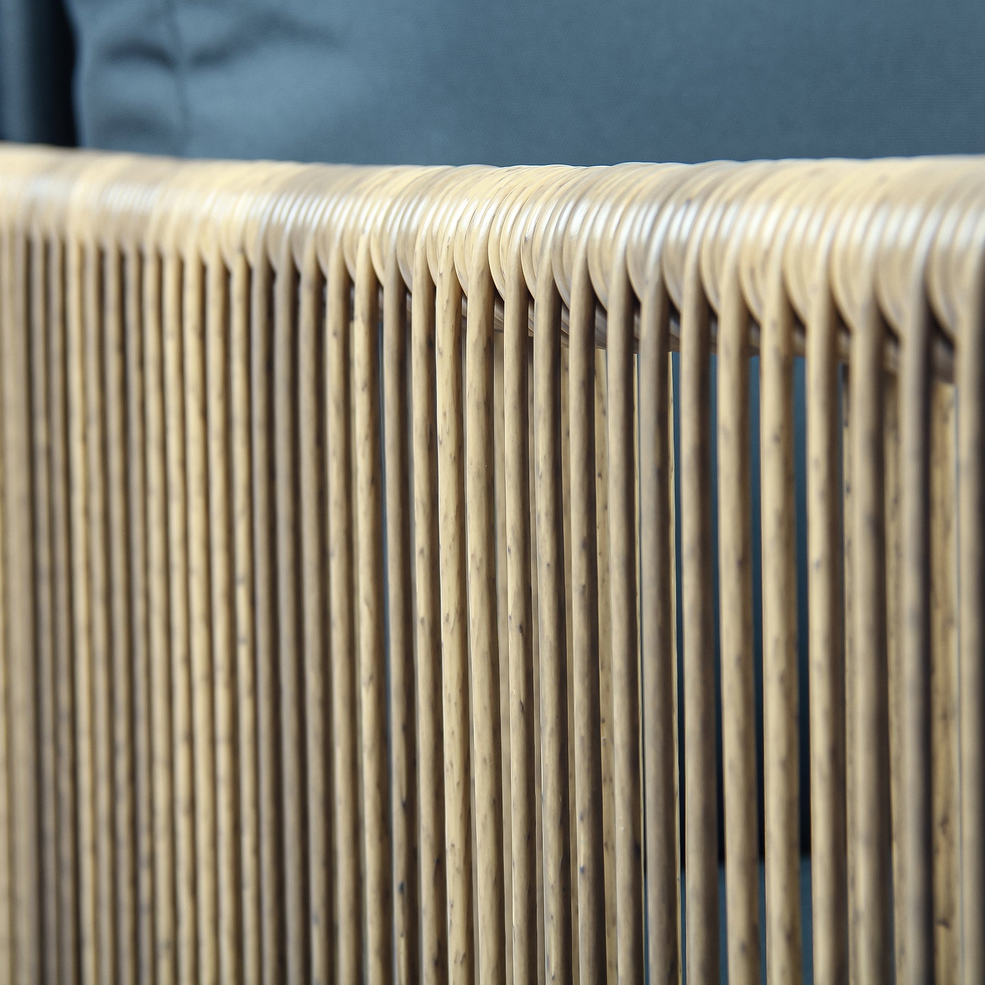 Comming Outdoor Brown Pe Wicker Sofa Set 2 Pieces Single Sofa With Grey Cushion Yes Complete Patio Set Black Brown Seats 2 Garden & Outdoor Modern Sofa Seating Groups Foam Steel