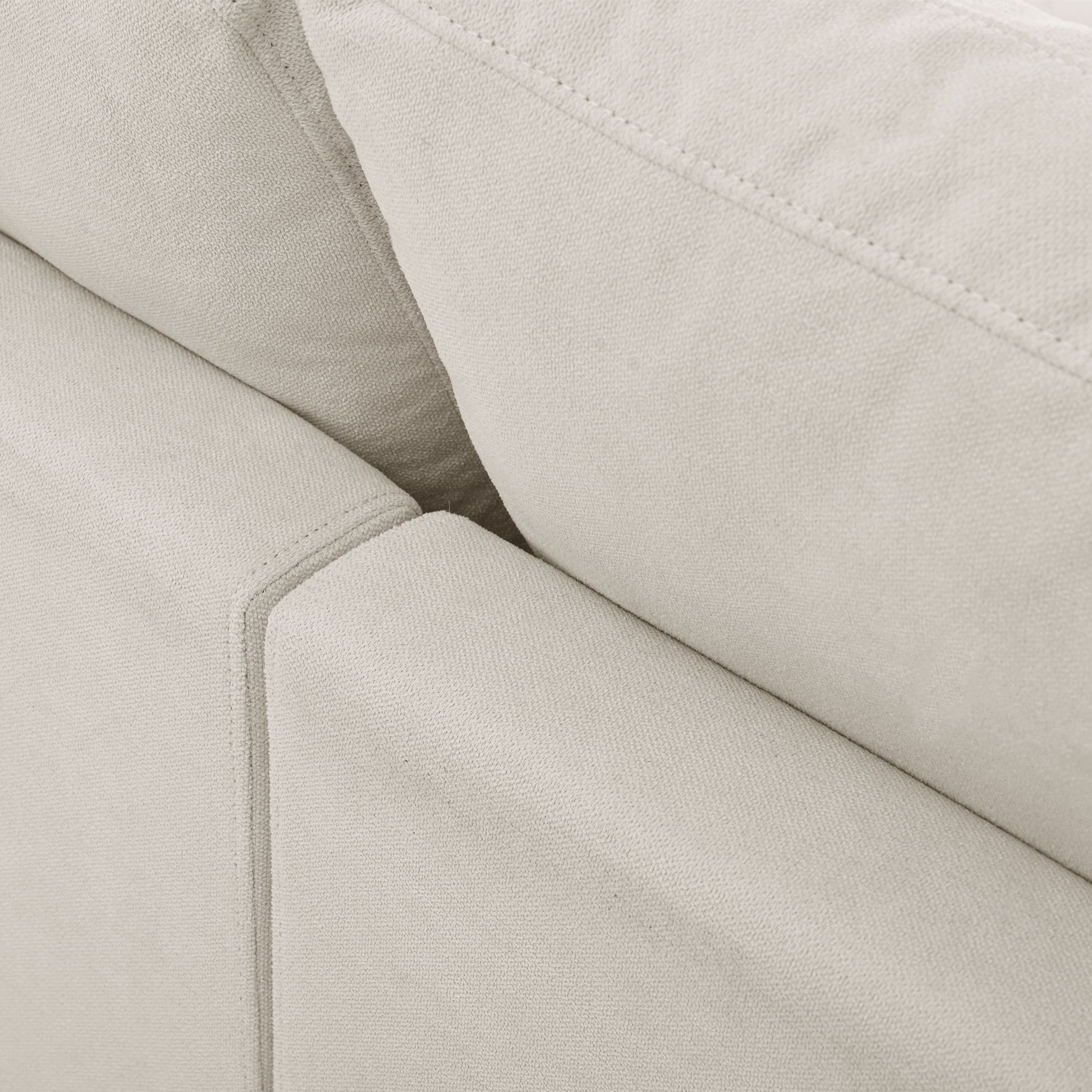 Upholstery Convertible Sectional Sofa, L Shaped Couch With Reversible Chaise Beige Polyester