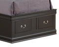 Louis Phillipe G3150B Tsb Twin Storage Bedblack Black Particle Board