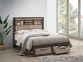 Magnolia G1400B Kb King Bedgray Brown Gray Mdf