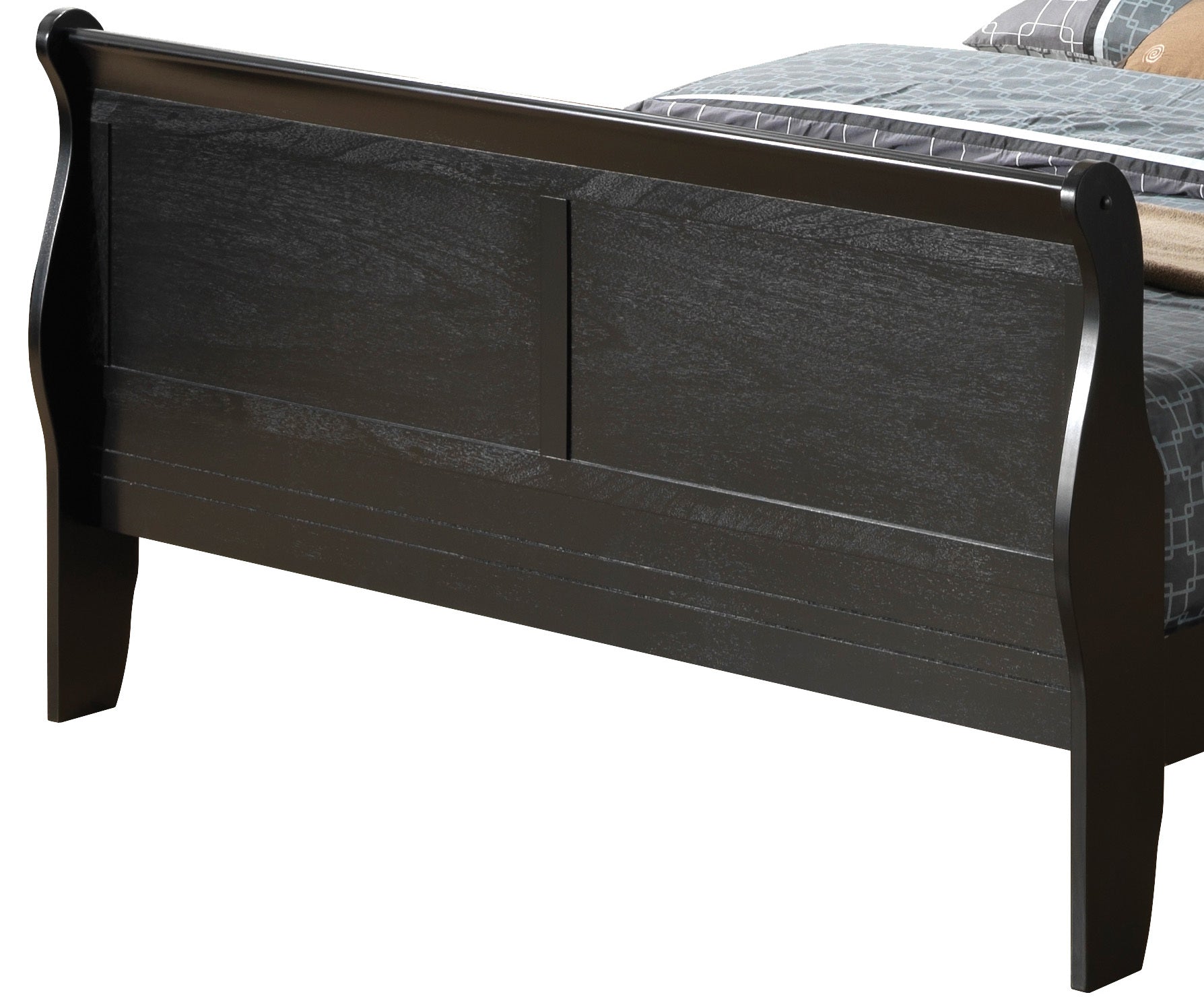 Louis Phillipe G3150A Qb Queen Bedblack Black Particle Board
