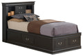 Louis Phillipe G3150B Tsb Twin Storage Bedblack Black Particle Board