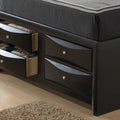 Marilla G1500G Ksb3 King Storage Bedblack Black Particle Board