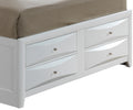 Marilla G1570G Qsb3 Queen Storage Bedwhite White Particle Board