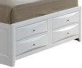 Marilla G1570G Ksb3 King Storage Bedwhite White Particle Board