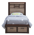 Magnolia G1400B Tb Twin Bedgray Brown Gray Mdf