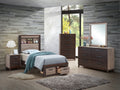 Magnolia G1400B Tb Twin Bedgray Brown Gray Mdf