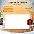 Graphene Heated Wall Heating Cream White Wood Stainless Steel