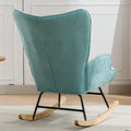 Modern Patchwork Accent Chair With Solid Wood Armrest And Feet, Mid Century Modern Accent Sofa, Fabric Sofa Chair For Living Room Bedroom Studio, Comfy Side Armchair For Bed Green Foam Cotton Linen