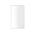 Bathroom Led Mirror Is Multi Functional And Each Function Is Controlled By A Smart Touch Button. Gold Aluminium